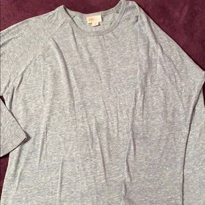 Lularoe randy solid heathered blue size medium